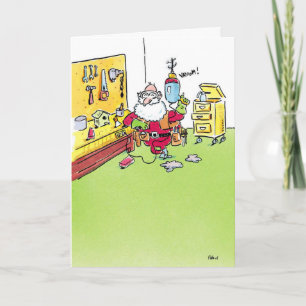 Hardware-Garage Weihnachtskarte Feiertagskarte
