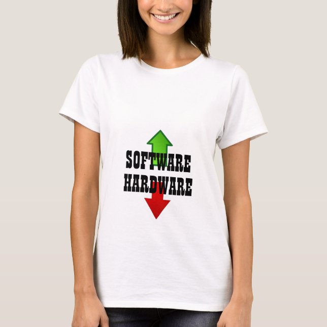 Hardware-Software suggeriert doppelte Bedeutung lu T-Shirt (Vorderseite)