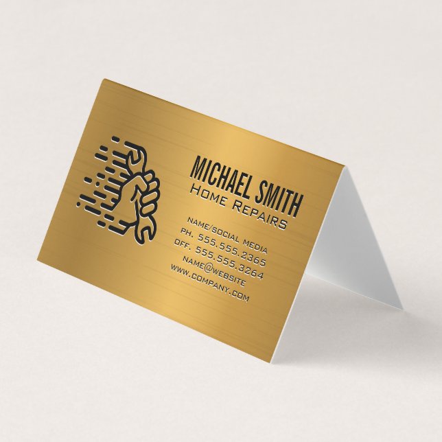 Hardware-Tools | Handschlüssel Visitenkarten (Vorderseite)