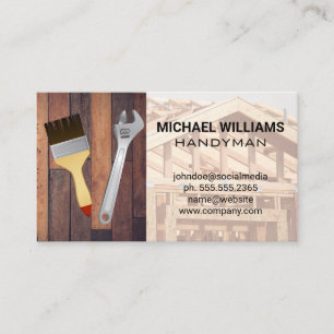 Hardware-Tools   Handyman   Baustelle Visitenkarte