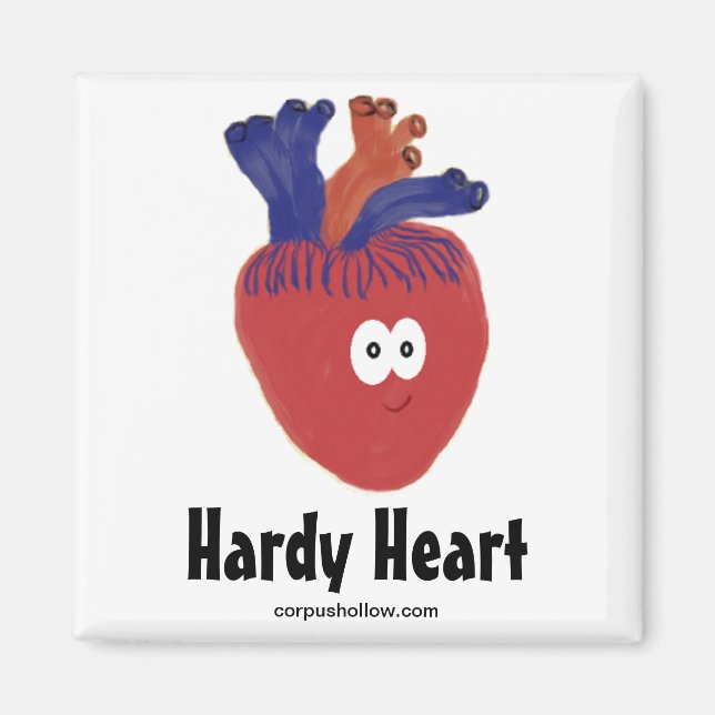 Hardy Heart Magnet (Vorne)