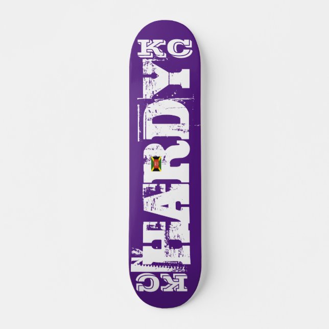 HARDY JMTSKATBBOARD Skateboard, 7¾" Deck Skateboard (Vorne)