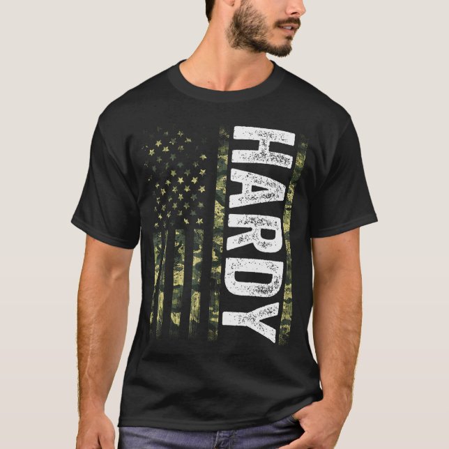 Hardy Nachname Funny Surname Team Hardy Family Re T-Shirt (Vorderseite)