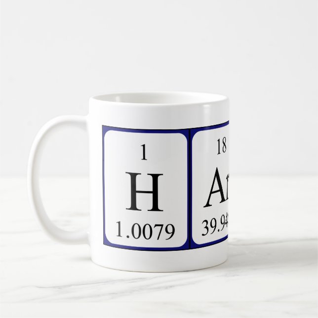 Hardy Periodenname Tasse (Links)