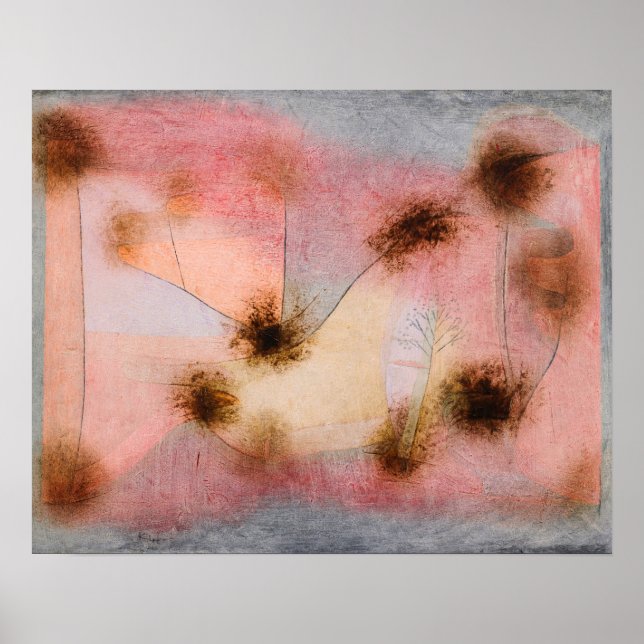 Hardy Pflanze (1934) von Paul Klee Poster (Vorne)