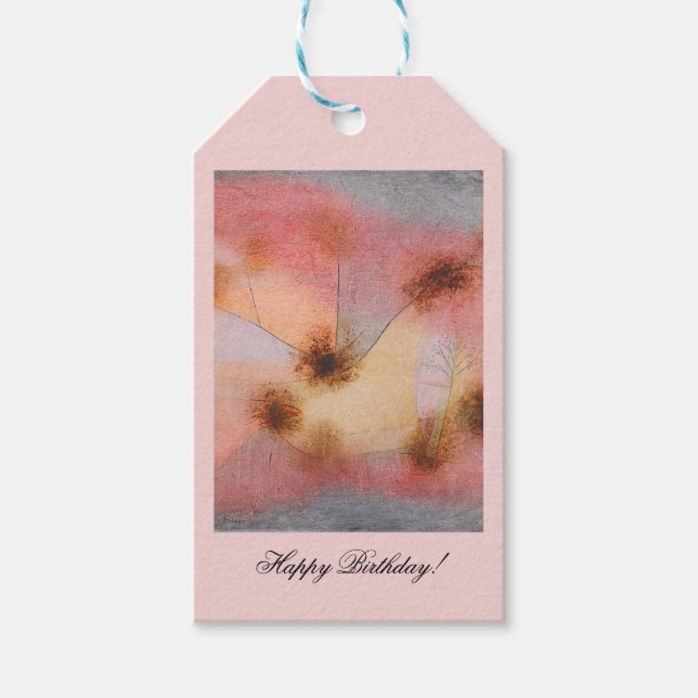 Hardy Pflanze , Paul Klee Geschenkanhänger (Vorderseite)