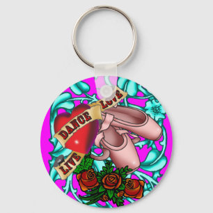 hardy_Skater_vine, hardy_dance_toeshoes, hardy_.. Schlüsselanhänger