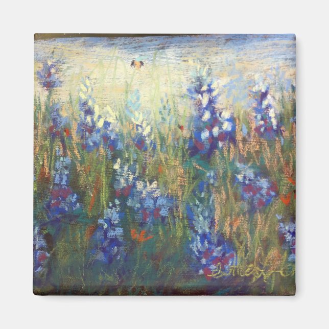 Hardy Texas Blues Magnet (Vorne)