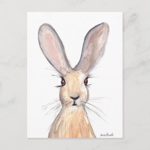 Hare Aquarell Postkarte