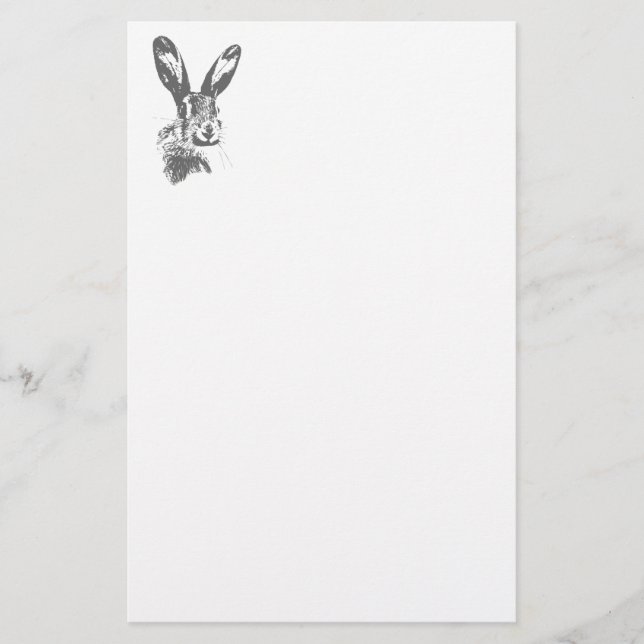 Hare Briefpapier (Vorderseite)
