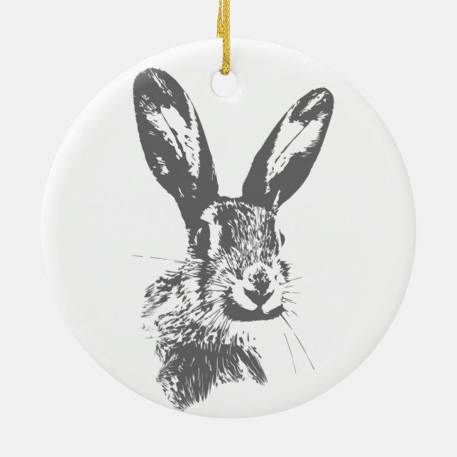 Hare Keramikornament (Hinten)