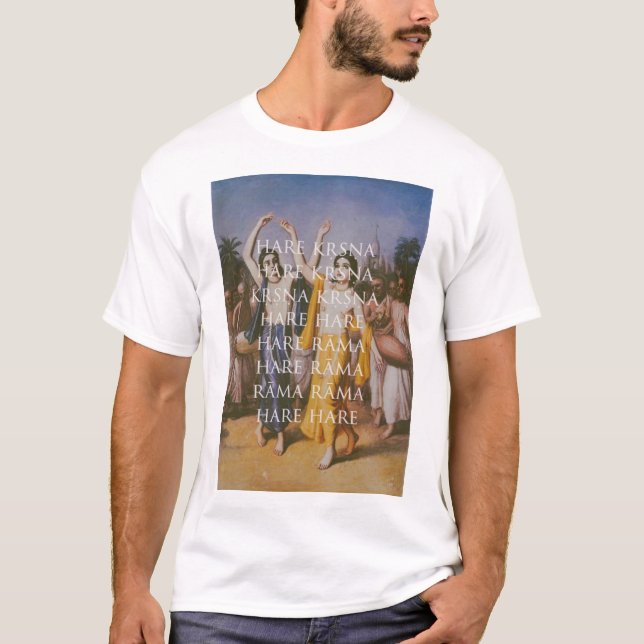 Hare Krishna Hare Rama T-Shirt (Vorderseite)