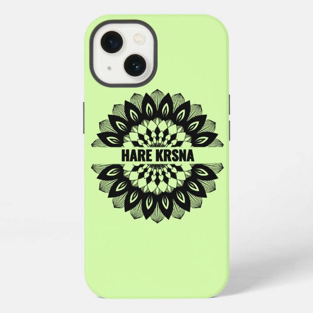 Hare Krishna Kunst iPhone / iPad Hülle iPhone 13 Hülle (Rückseite)
