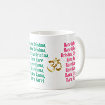 Hare Krishna Mantra Tasse - Hübsches Gebet