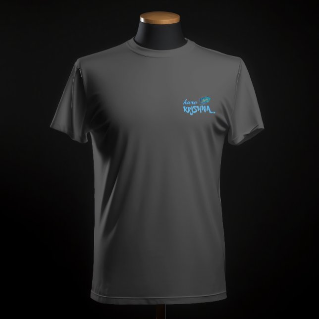 "Hare Krishna" Peacock Feather Hindu T-Shirt (Von Creator hochgeladen)