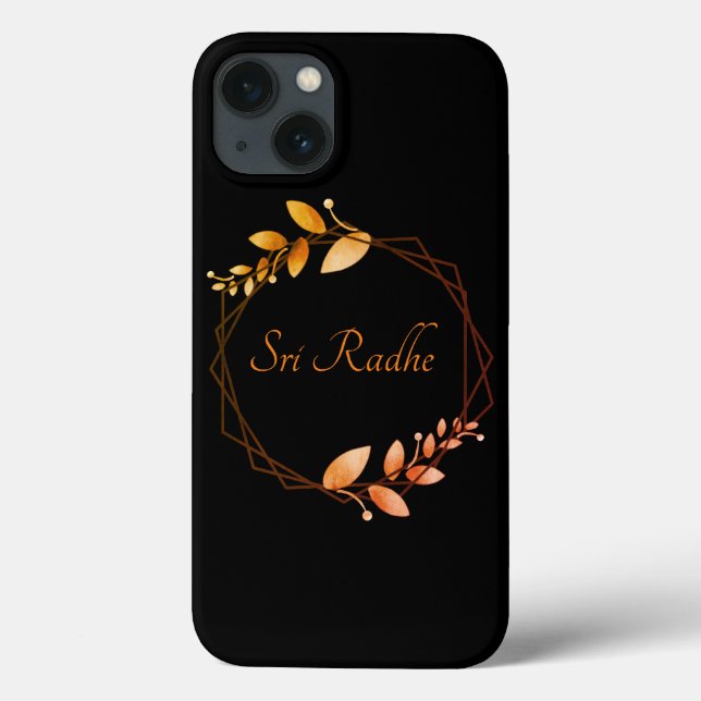 Hare Krishna - Sri Radhe - Blume Radha Krishna Case-Mate iPhone Hülle (Rückseite)