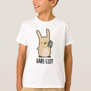 Hare-llo There Funny Hare Rabbit Pub T-Shirt