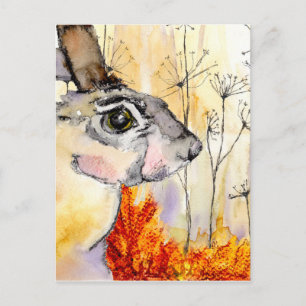 Hare post card (a426) postkarte