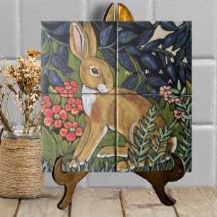 Hare Rabbit Garden Mural William Morris Inspiriert Fliese