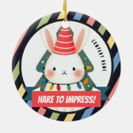Hare to Impress! Weihnachten Keramik Ornament