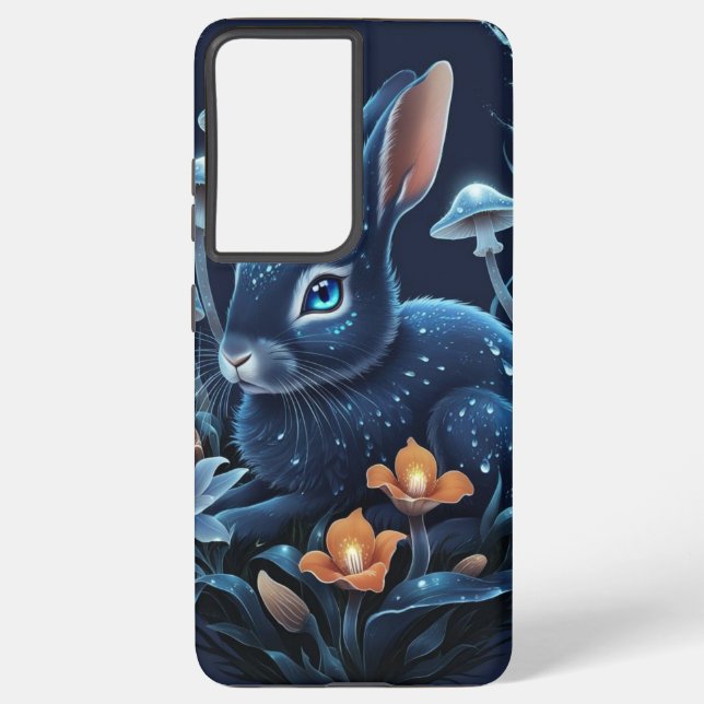 Hare | verzauberter Wald | Hülle Samsung Galaxy Hülle (Rückseite)