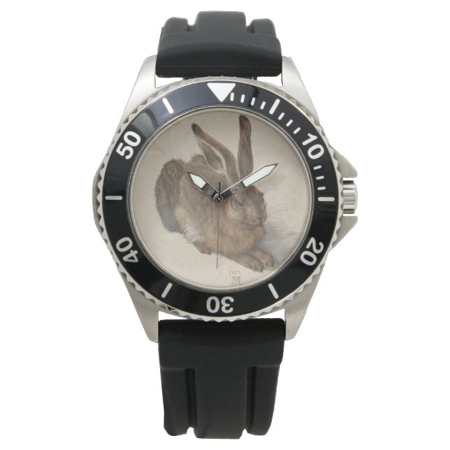 Hare (von Albrecht Dürer) Armbanduhr (Vorderseite)
