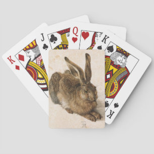Hare von Albrecht Dürer mit Originalunterschrift Spielkarten