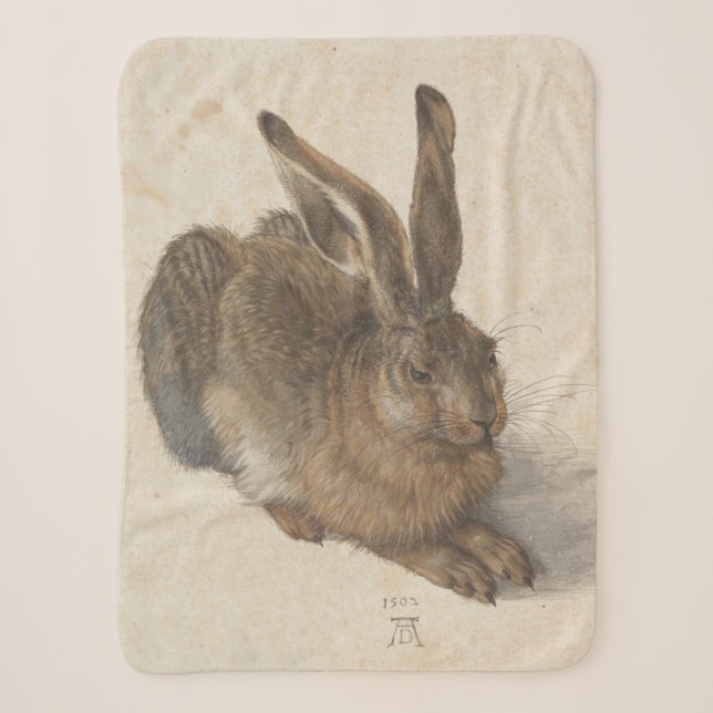 Hare (von Albrecht Dürer) Sherpadecke (Vorderseite)