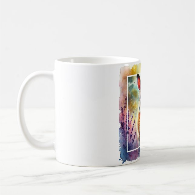 Hare Wallaby 030924AREF125 - Watercolor Kaffeetasse (Links)