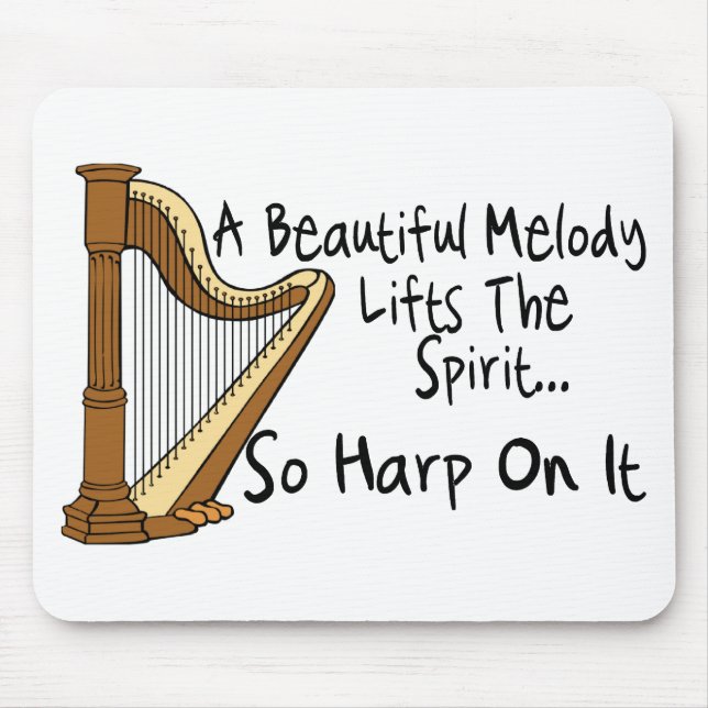 Harfe auf ihr mousepad (Vorne)