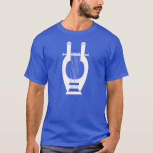 Harfe, griechisches Design T-Shirt