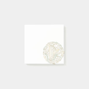 Harfe Post-it Klebezettel