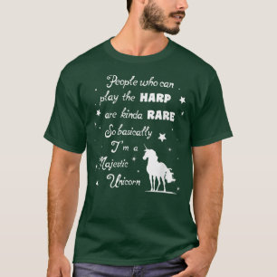 Harfe spielen bedeutet im Grunde, dass ich ein Ein T-Shirt