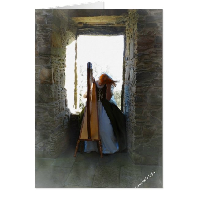 Harfe von der letzten leeren Karte (Vorne)