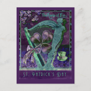 Harfe von Erin Postkarte