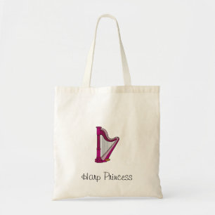 Harfen-Prinzessin Tote Tragetasche