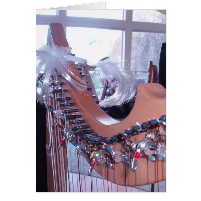 Harfen-Spaß-Karte (Vorne)