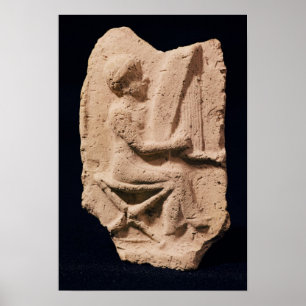 Harfenspieler, 1830-1600 vor Christus Poster