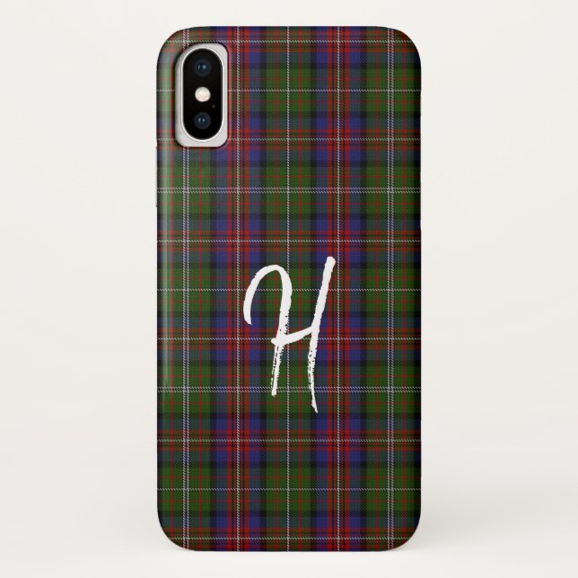 Hargis Clan Mit Monogramm Tartan Kariertes iPhone  Case-Mate iPhone Hülle (Rückseite)