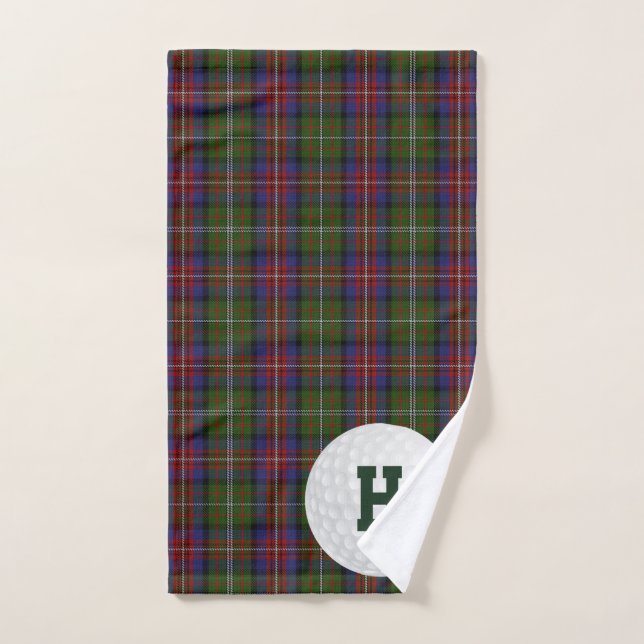 Hargis Clan Tartan Kariertes Golfhandtuch Handtuch (Handtuch)