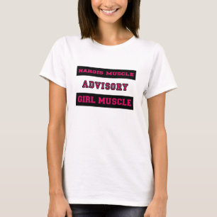 Hargis Muskel-Mädchen-Muskel T-Shirt