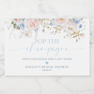 Hargrove Blaues Blumen- Pop The Champagne- Brauseb