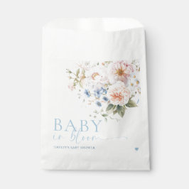 Hargrove Blue Floral Baby in Bloom Baby Dusche Geschenktütchen