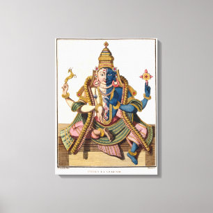 Hari-Hara, "von der Reise ZusatzIndes und von Leinwanddruck