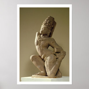 Harihara tanzt in der alidha-Pose, Prathara dyna Poster