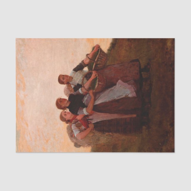 Hark! Die Lark von Homer Winslow Seidenpapier (Vorderseite)