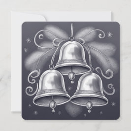 Hark, How the Bells: Eine Minimalistische Weihnach Feiertagskarte