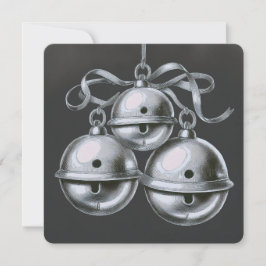 Hark, How the Bells: Eine Minimalistische Weihnach Feiertagskarte