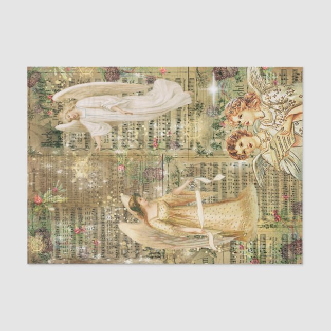 Hark the Angels Seidenpapier (Vorderseite)