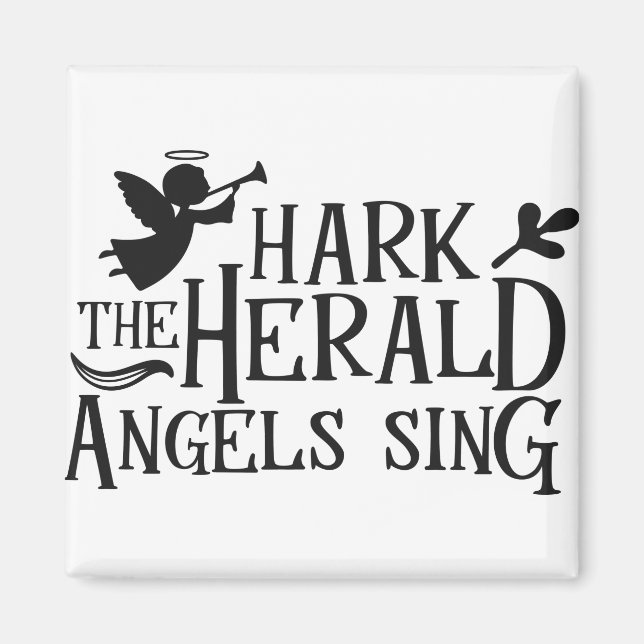 Hark the Herald Angel Sing Magnet (Vorne)